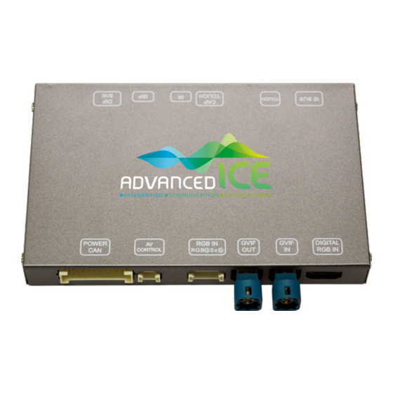 Advanced ICE Toyota LC 300 Installation Manual