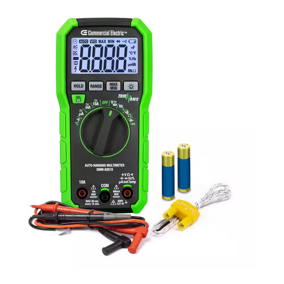 Commercial Electric DMM-8301S Use And Care Manual