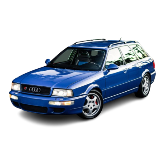 Audi Avant RS2 Workshop Manual