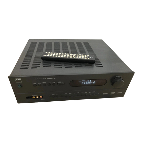 NAD T 741 Service Manual