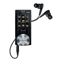 Sony Walkman NWZ-A847 Operation Manual