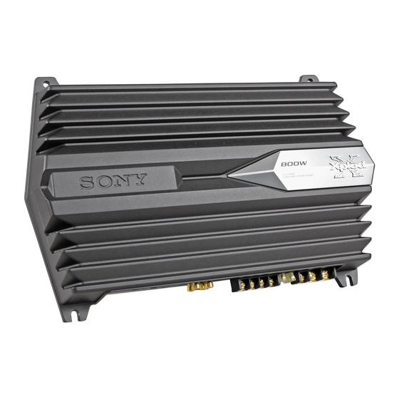 Sony XM-GTX1302 Marketing Specifications