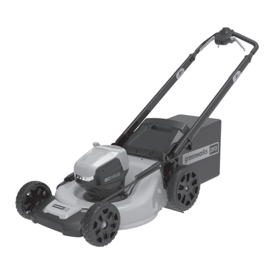 GreenWorks Pro LMB412 Operator's Manual
