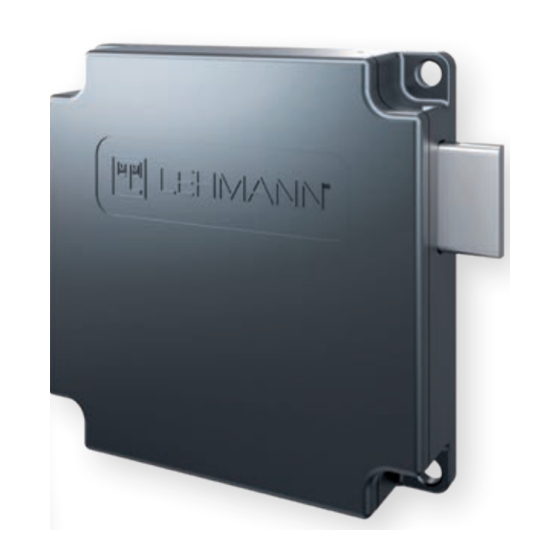LEHMANN L033-A03 Operating Instructions Manual