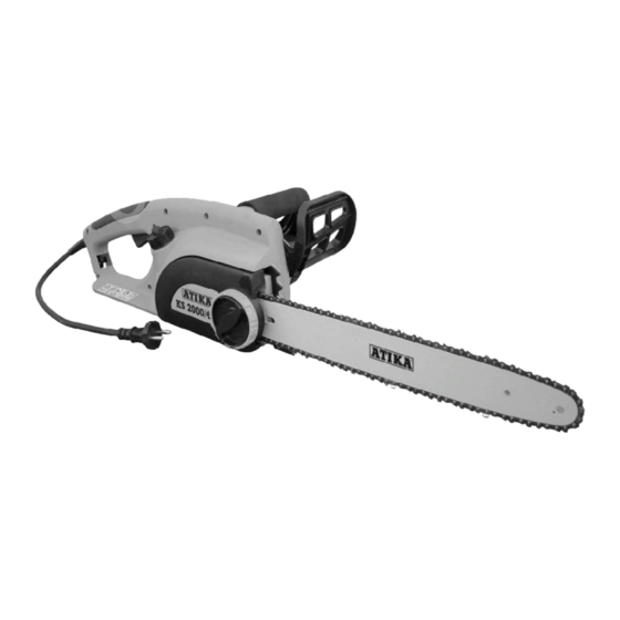 ATIKA KS 2000/40 Operating Manual – Safety Instructions – Spare Parts