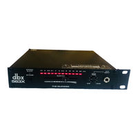 dbx The Silencer 563X Instruction Manual