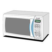 SHARP R-654M Operation Manual With Cookbook