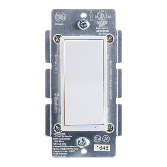 GE Bluetooth 13869 Manual