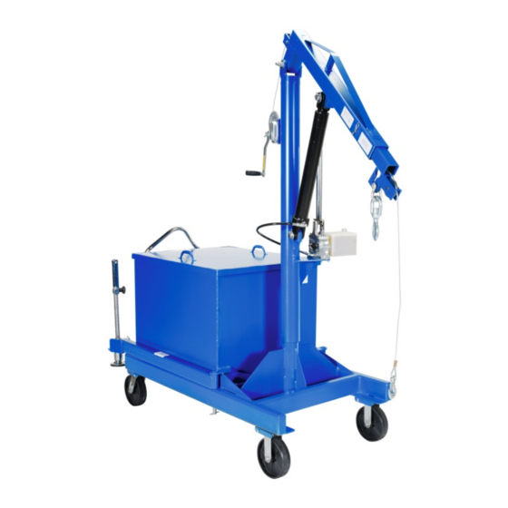 Vestil P-JIB Series Instruction Manual