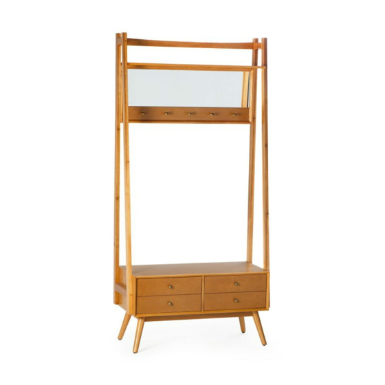 hayneedle Mid Century Modern Finn Hall Tree REDU134-1 Manual
