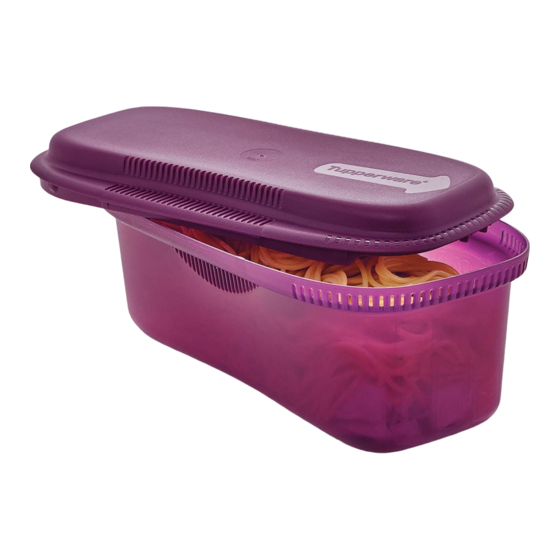 Tupperware 10049020724 Manual