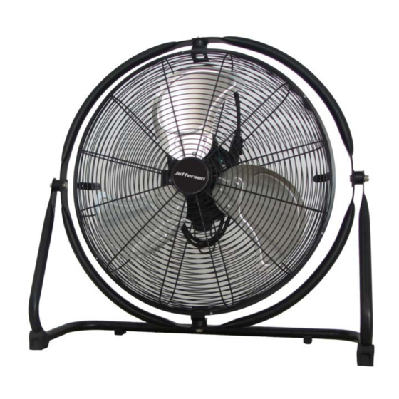 User Manuals: Jefferson JEFFANORFL18-230 Floor Fan