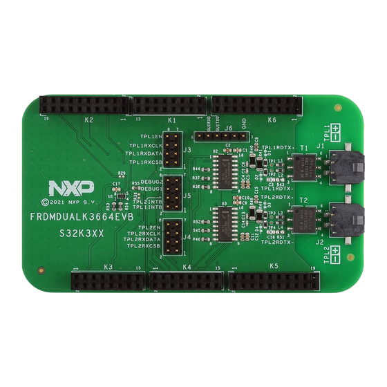 NXP Semiconductors FRDMDUALK3664EVB User Manual