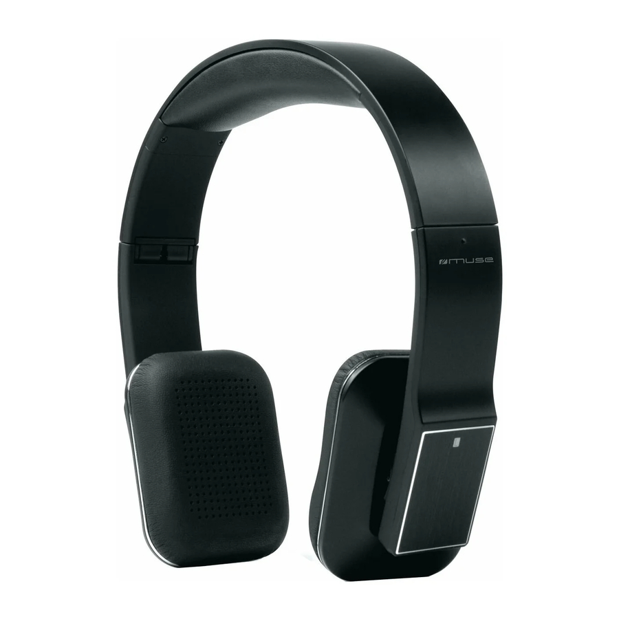 Muse M-280 BT - Wireless Bluetooth Stereo Headphones Manual