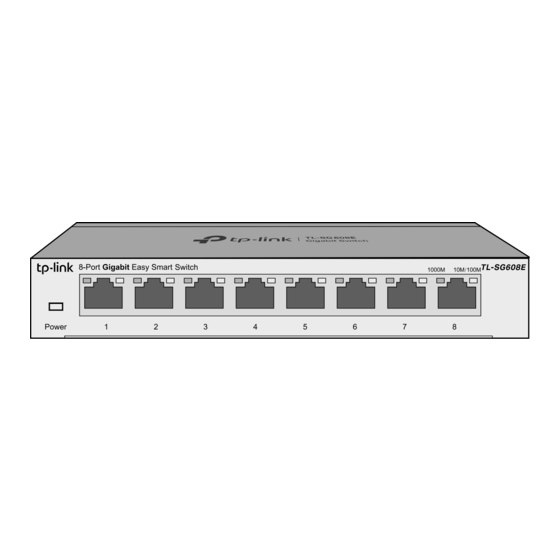 TP-Link TL-SG605E Installation Manual