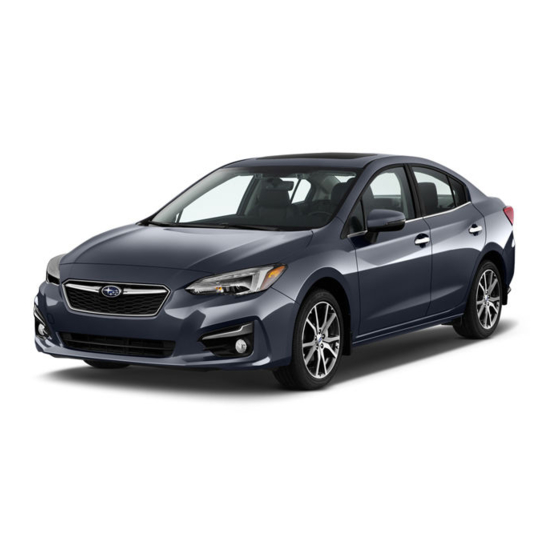Subaru Impreza 2017 Owner's Manual
