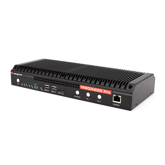 NovaStar MBOX600 Pro User Manual
