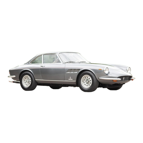 Ferrari 330 GTC Operating, Maintenance And Service Handbook Manual