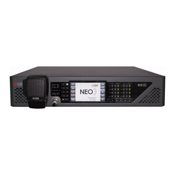 LDA Audio Tech NEO Series Support Handbook