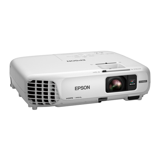 Epson PowerLite W28+ User Manual