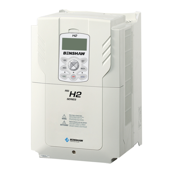 BENSHAW RSi H2 Series Instruction Manual