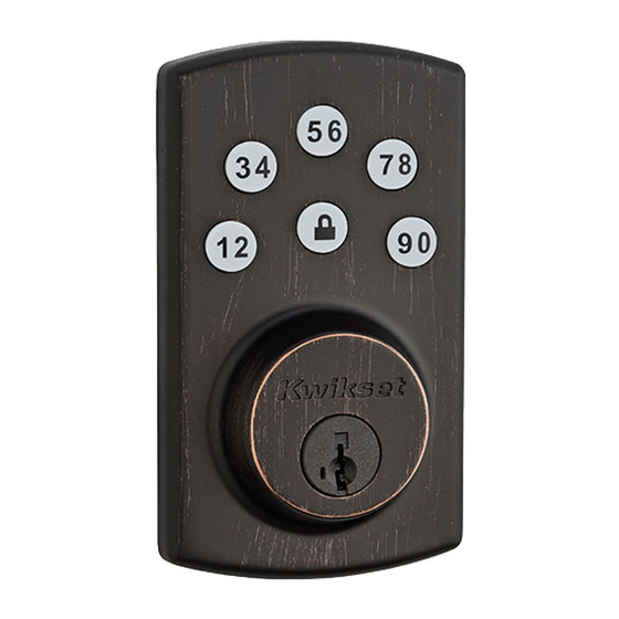 Kwikset Signature Series Manual