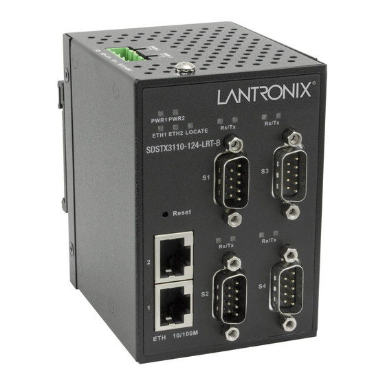 Lantronix SDSTX3110-124-LRT-B User Manual