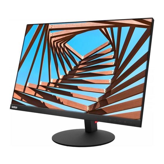 Lenovo ThinkVision T25D-10 Simplified Service Manual
