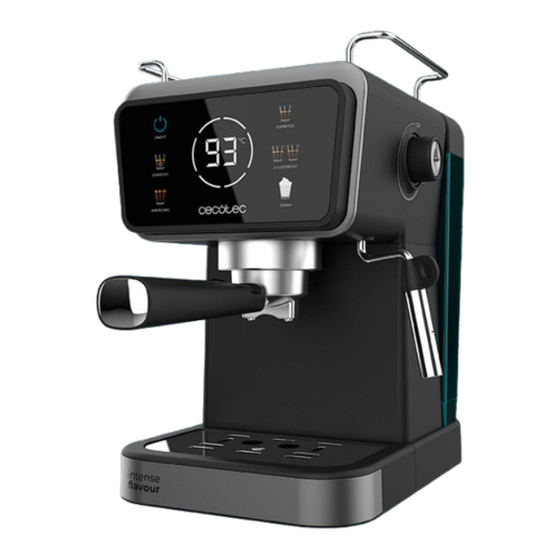 cecotec POWER ESPRESSO TOUCH COLDBREW Instruction Manual