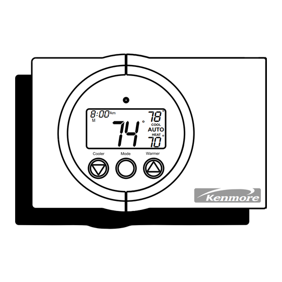 Kenmore TSTAT0713K Owner's Manual