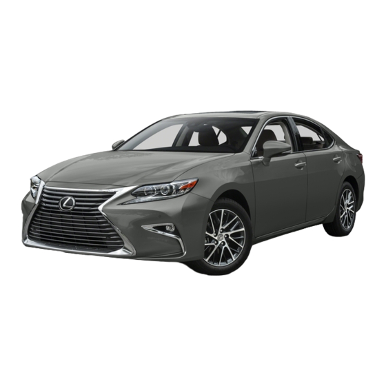 Lexus ES350 Personalization Manual