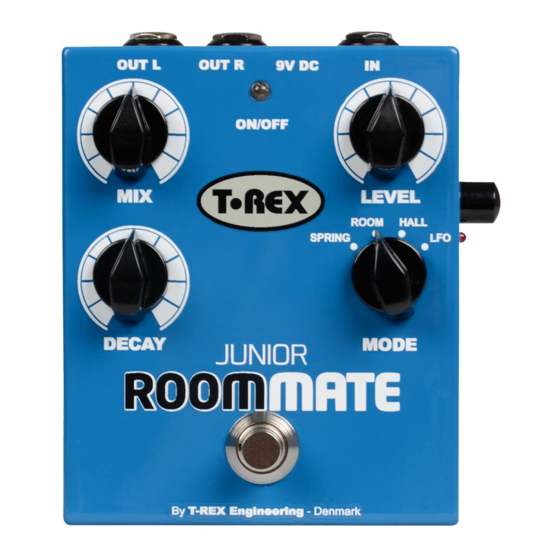 T-Rex Room-Mate Junior User Manual