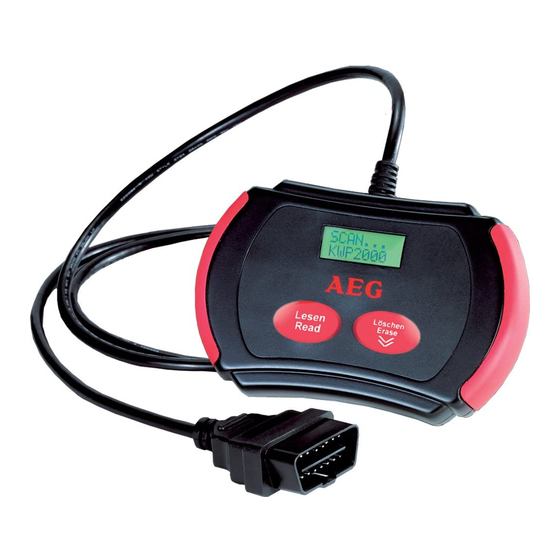 AEG OL8000 Operation And Safety Notes