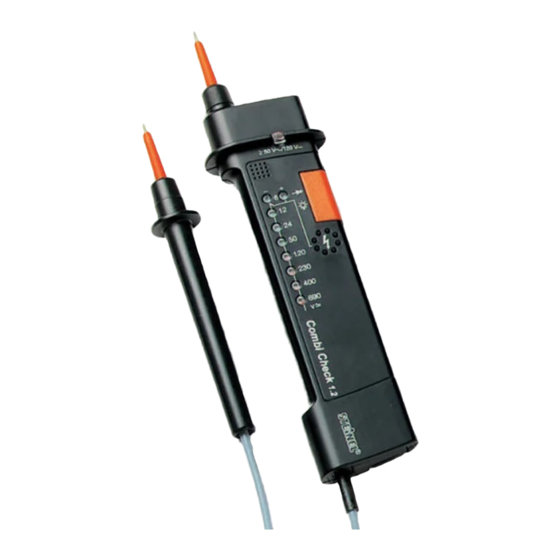 STEINEL Masterline Combi Check 1.2 Operating Instructions