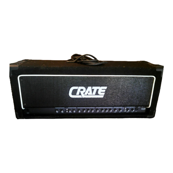 Crate crate with Dsp GT 200 Manuals