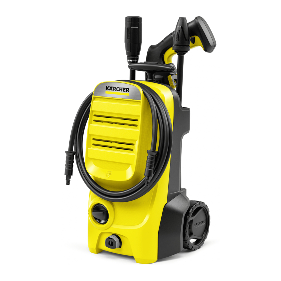 Kärcher K4 Classic - Pressure Washer Manual