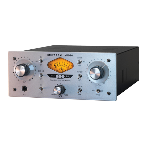 Universal Audio 710 Manual