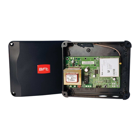 BFT GSM RIC 24V Installation And User Manual