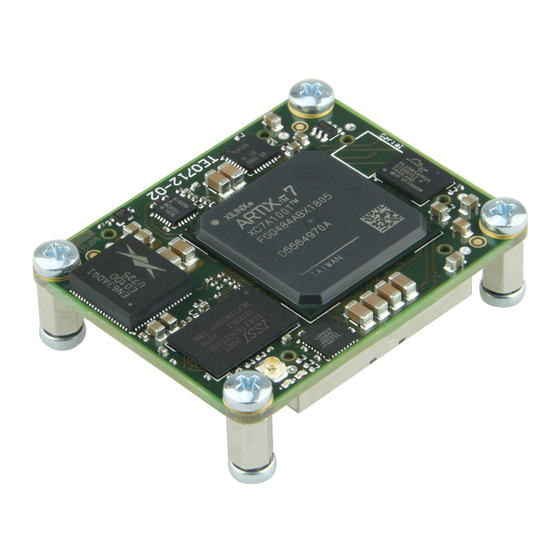 Trenz Electronic TE0712 TRM Manuals