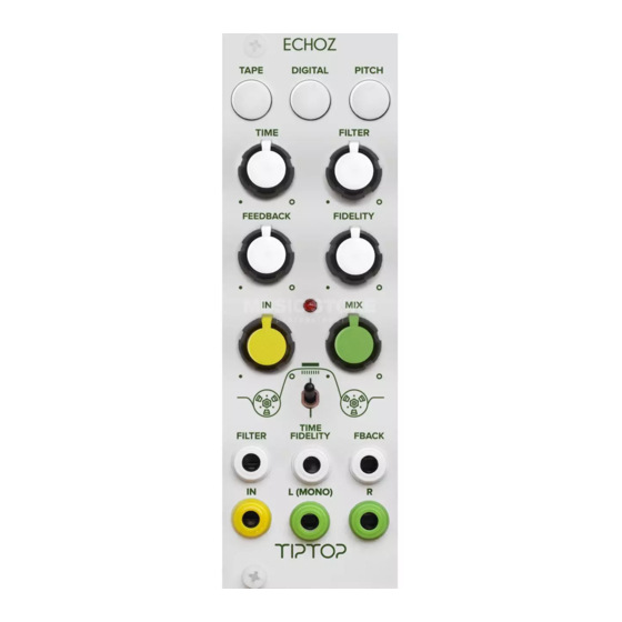 Tiptop Audio ECHOZ User Manual
