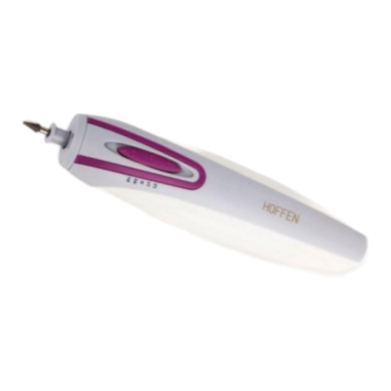 User Manuals: HOFFEN MS-9282 Manicure Set