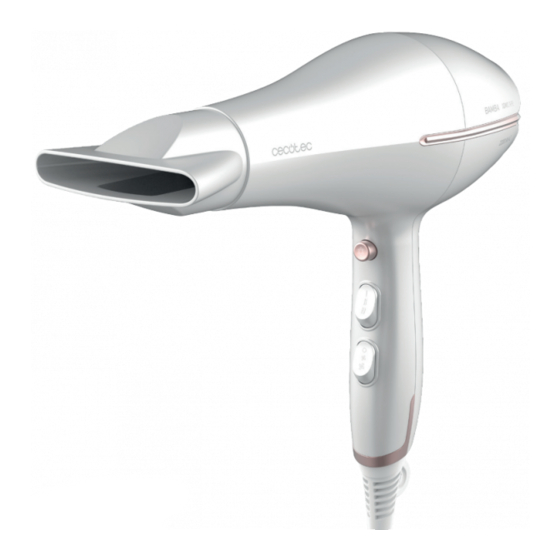 cecotec Bamba IoniCare 5300 Maxi Aura Instruction Manual