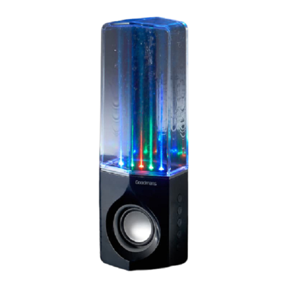 Goodmans AQUA SPEAKERS User Manual