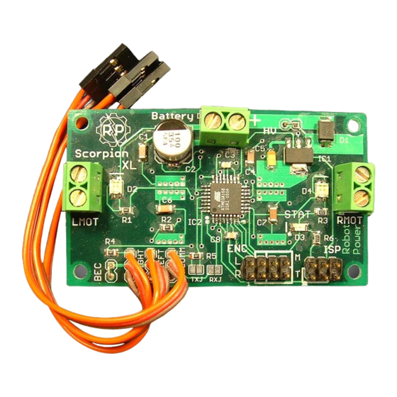 Robot Power Scorpion XL Quick Start Manual