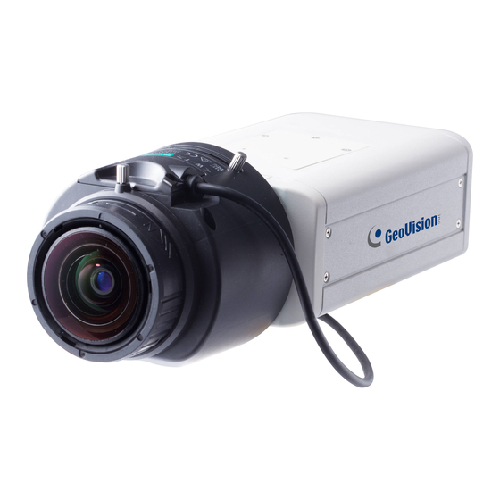 GeoVision GV-BX1200-0F Quick Start Manual