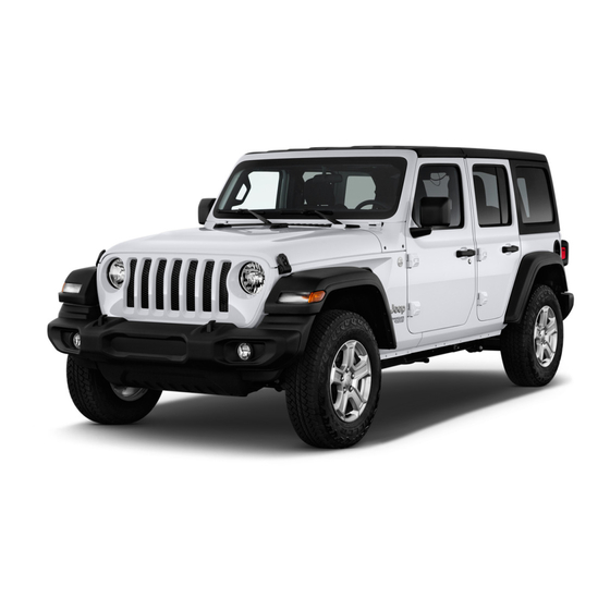 Jeep Wrangler 2020 Owner's Manual