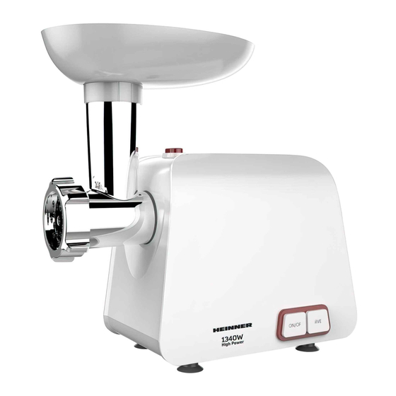 Heinner MG-1340WH Manual