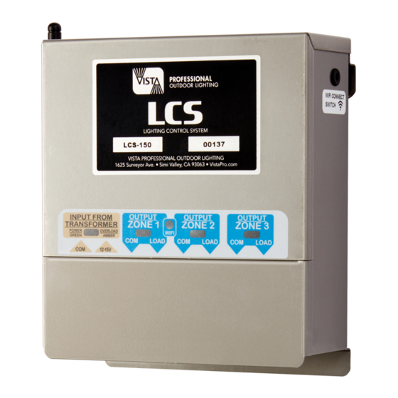 Vista Lighting Control System Installation Instructions