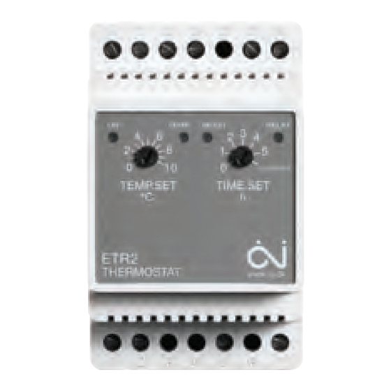 OJ Electronics OJ Microline ETR2 Instructions