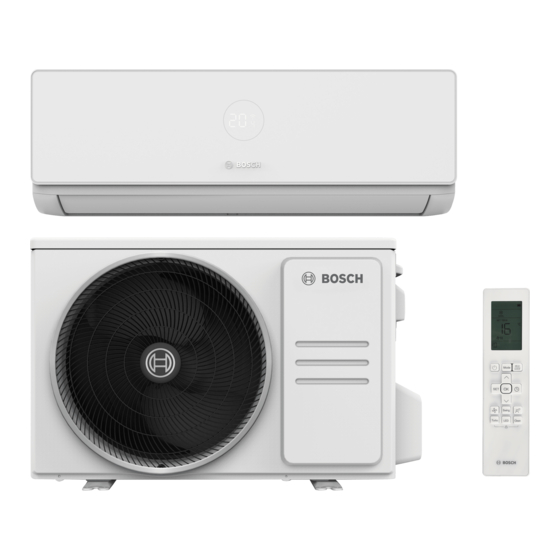 Bosch Climate 4000i CL4000iU W 26 E Operating Instructions For Users
